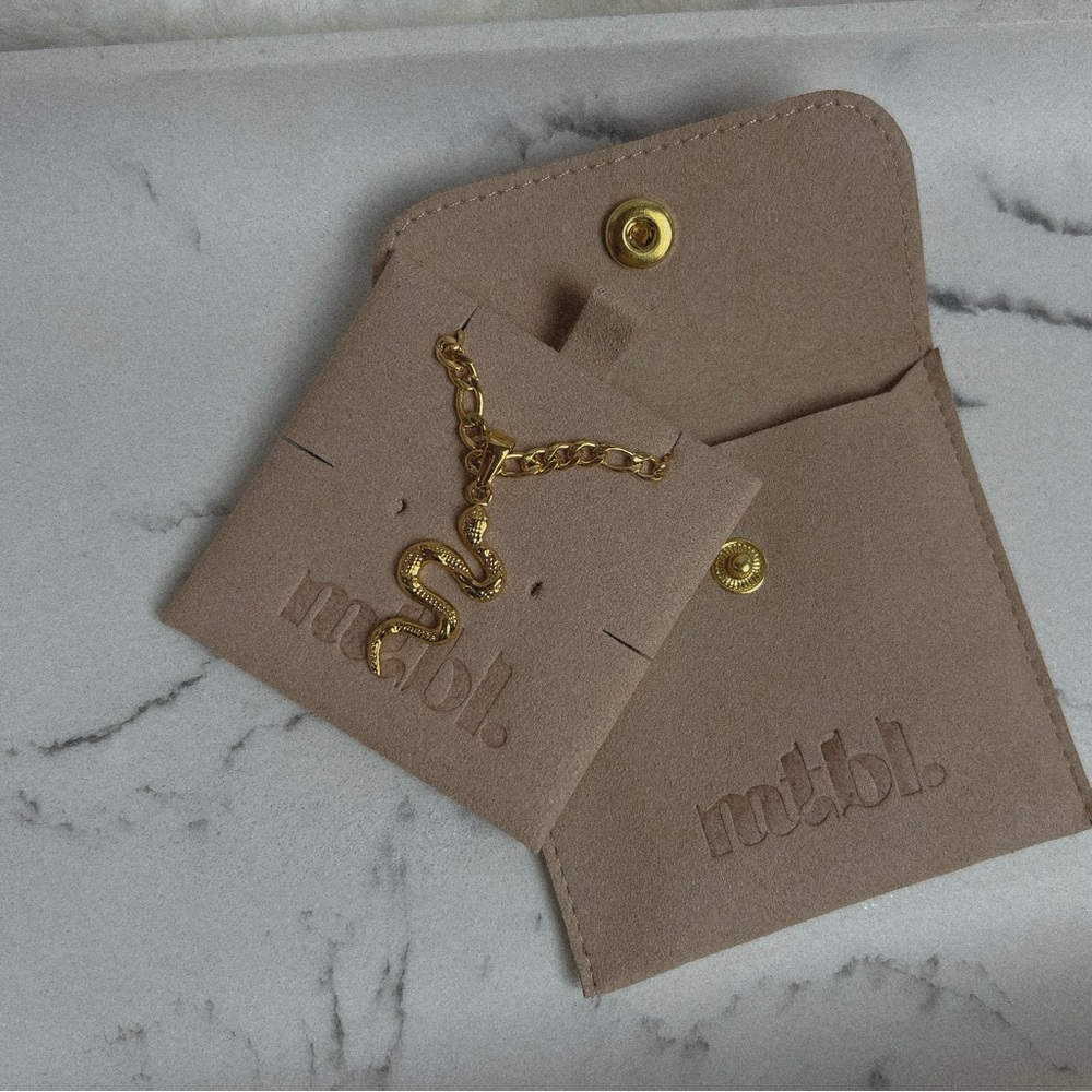 18k Gold Plated Snake Necklace